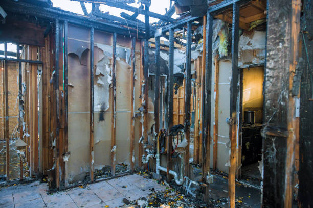Professional Fire Damage Removal technician working in Loudoun Valley Estates, VA